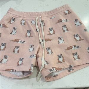 Chubbies Pink Bulldog Print Shorts